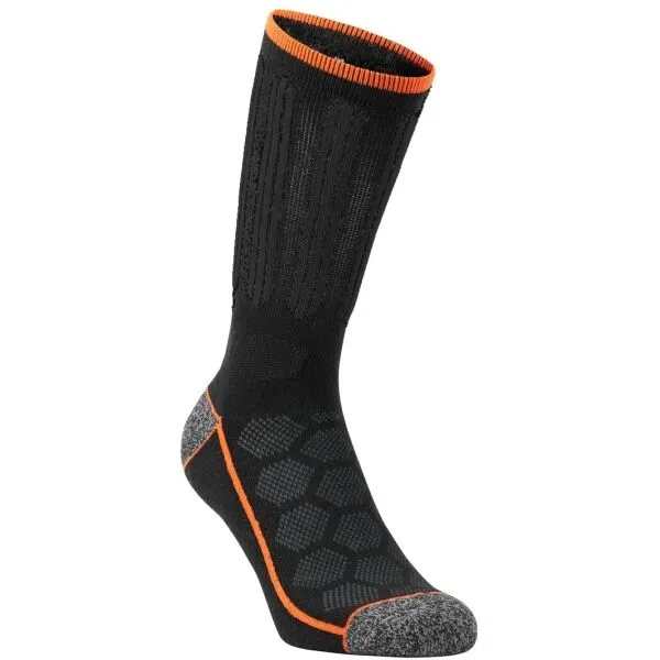 BLACK & DECKER SOCKS 2P Pracovné ponožky, čierna, veľkosť 43-46