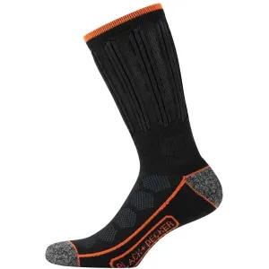BLACK & DECKER SOCKS 2P Pracovné ponožky, čierna, veľkosť 43-46