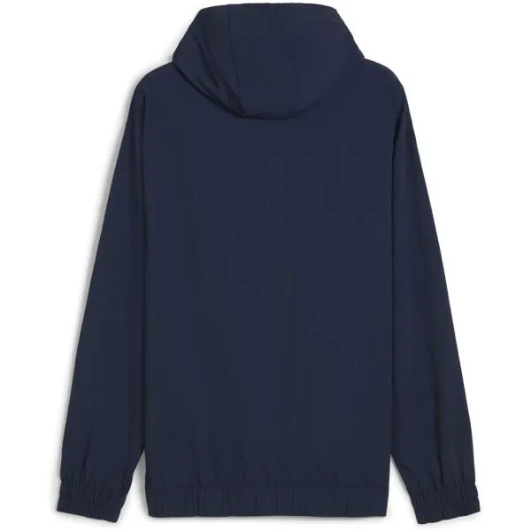 Puma POWER WINDBREAKER 1/2 ZIP Pánska vetrovka, tmavo modrá, veľkosť