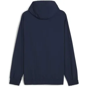 Puma POWER WINDBREAKER 1/2 ZIP Pánska vetrovka, tmavo modrá, veľkosť