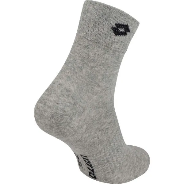 Lotto PLAYER MIDI SOCKS 3P Set ponožiek, čierna, veľkosť 35-38
