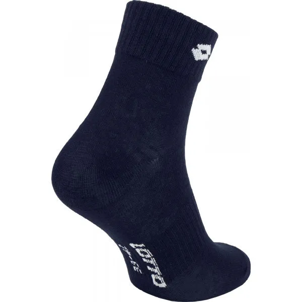 Lotto PLAYER MIDI SOCKS 3P Set ponožiek, čierna, veľkosť 35-38