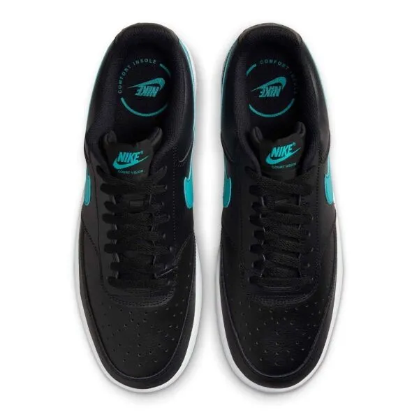 Nike COURT VISION LO Pánske nízke tenisky, čierna, veľkosť 44.5