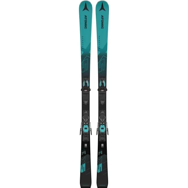 Atomic REDSTER X5 BLUE + M 10 GW Dámske zjazdové lyže, čierna, veľkosť