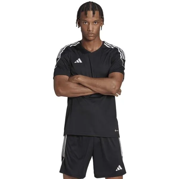 adidas TIRO 23 JSY Pánsky futbalový dres, čierna, veľkosť