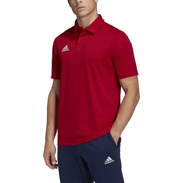 adidas ENT22 POLO Pánske polo tričko, červená, veľkosť