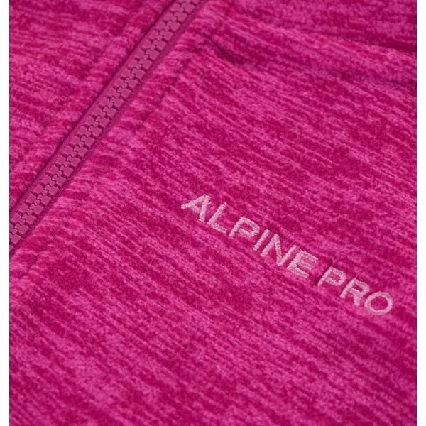 ALPINE PRO LERFO Dievčenská outdoorová mikina, ružová, veľkosť 152-158