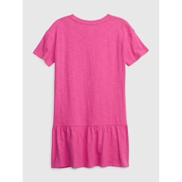 GAP SS PEPLUM Dievčenské šaty, ružová, veľkosť