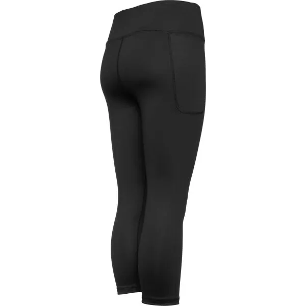 Fitforce NOUHA Dámske 3/4 fitness legíny, čierna, veľkosť