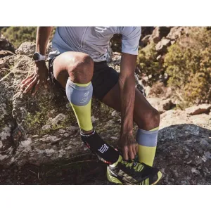 Ponožky Compressport Pro Racing Socks v4.0 Run Low - black/red