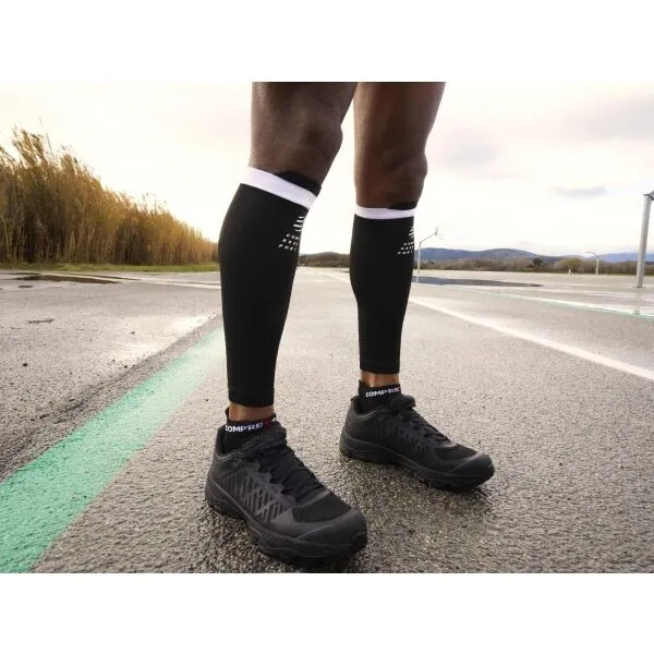 Ponožky Compressport Pro Racing Socks v4.0 Run Low - black/red