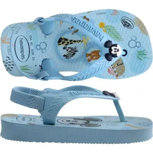 HAVAIANAS BABY DISNEY CLASSICS II Detské žabky, svetlomodrá, veľkosť 23