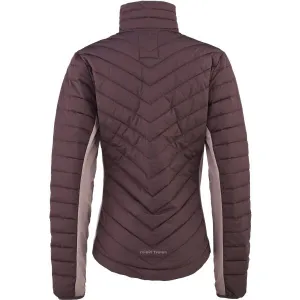 KARI TRAA EVA DOWN JACKET Dámska páperová izolačná bunda, vínová, veľkosť