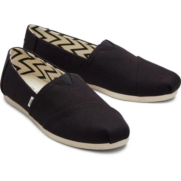 TOMS RECYCLED COT CAN WM ALPR Dámske espadrilky, čierna, veľkosť