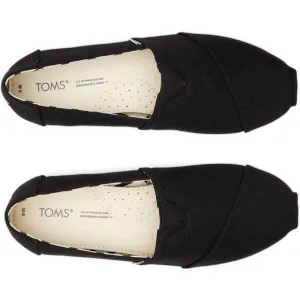 TOMS RECYCLED COT CAN WM ALPR Dámske espadrilky, čierna, veľkosť