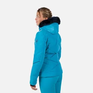 Rossignol W STACI PEARLY Dámska lyžiarska bunda, modrá, veľkosť