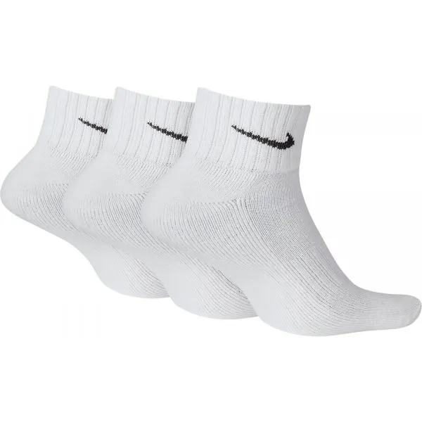 Nike 3PPK VALUE COTTON QUARTER 3PPK VALUE COTTON QUARTER - Športové ponožky, biela, veľkosť