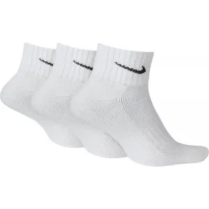Nike 3PPK VALUE COTTON QUARTER 3PPK VALUE COTTON QUARTER - Športové ponožky, biela, veľkosť