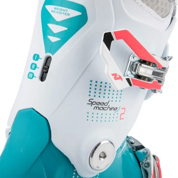 Nordica SPEEDMACHINE J 2 Detská lyžiarska obuv, tyrkysová, veľkosť