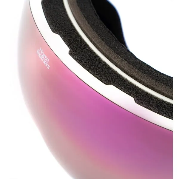 HORSEFEATHERS Okuliare na snowboard Scout - white/mirror pink WHITE