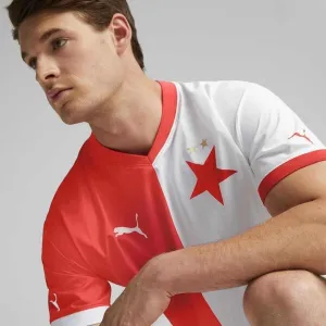 Puma SKS INTL SHIRT PROMO Pánsky dres, červená, veľkosť