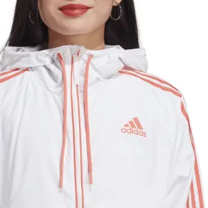 adidas BSC 3S W.R. J Dámska vetrovka, biela, veľkosť