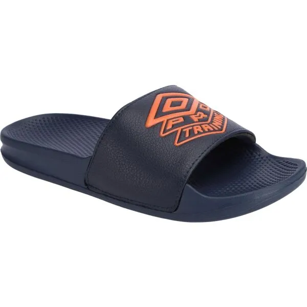 Umbro SQUADRA SLIDE II PRO TRAINING - JNR Chlapčenské šľapky, tmavo modrá, veľkosť 36.5