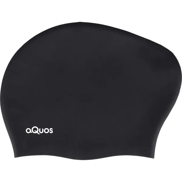 AQUOS CUSK Juniorská plavecká čiapka, čierna, veľkosť