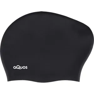 AQUOS CUSK Juniorská plavecká čiapka, čierna, veľkosť
