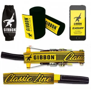 Slackline Gibbon Slacklines Classic Line XL Treewear Set