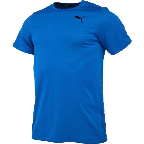 Puma TRAIN FAV BLASTER Pánske tričko, modrá, veľkosť