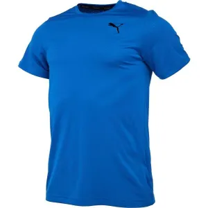 Puma TRAIN FAV BLASTER Pánske tričko, modrá, veľkosť