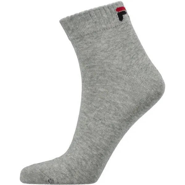 Fila QUARTER PLAIN SOCKS 3P Ponožky, čierna, veľkosť 43-46