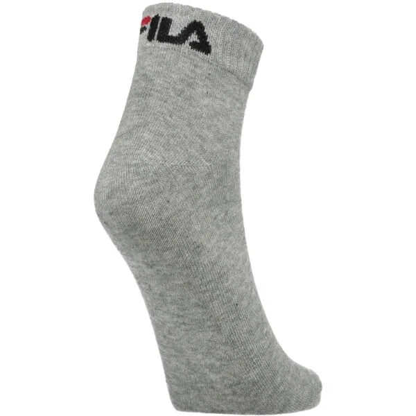 Fila QUARTER PLAIN SOCKS 3P Ponožky, čierna, veľkosť 43-46