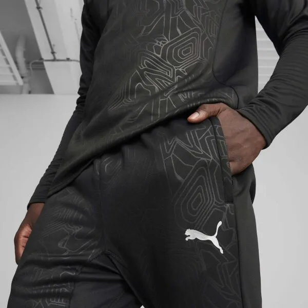 Puma TEAMFINAL WARM PANT Pánske športové nohavice, čierna, veľkosť