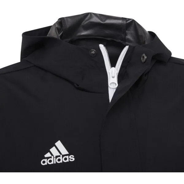 adidas ENT22 AW JKTY Juniorská futbalová bunda, čierna, veľkosť