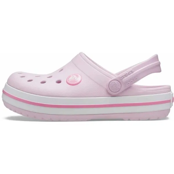Crocs CROCBAND CLOG K Detská nazúvacia obuv, ružová, veľkosť 29/30