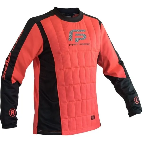 Fat Pipe SHIRT JR Juniorský brankársky dres, oranžová, veľkosť