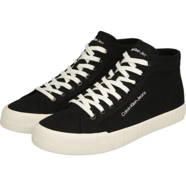 Calvin Klein SKATER VULC MID LACEUP Pánske členkové tenisky, čierna, veľkosť