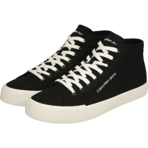 Calvin Klein SKATER VULC MID LACEUP Pánske členkové tenisky, čierna, veľkosť