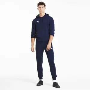 Puma TEAMGOAL 23 CAUSALS HOODY Pánska futbalová mikina, tmavo modrá, veľkosť