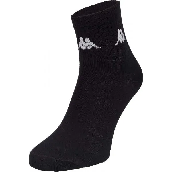 Kappa ZORAZ 3PACK Ponožky, čierna, veľkosť 43-46