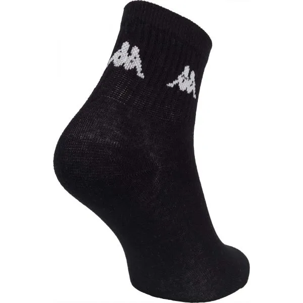 Kappa ZORAZ 3PACK Ponožky, čierna, veľkosť 43-46