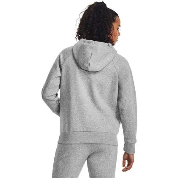 Under Armour RIVAL FLEECE BIG LOGO Dámska mikina, sivá, veľkosť S