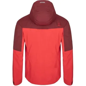 KILPI HASTAR Pánska outdoorová nepremokavá bunda, červená, veľkosť