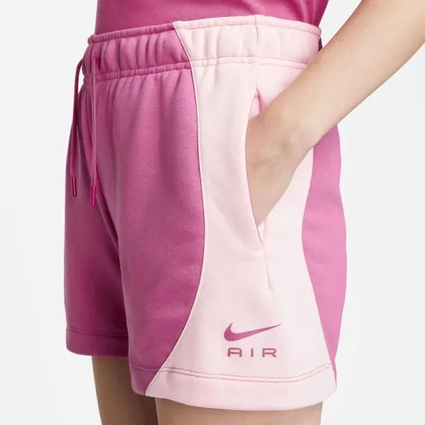 Nike NSW AIR FLC MR SHORT Dámske šortky, ružová, veľkosť