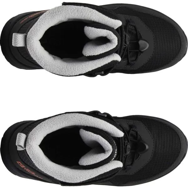 Jack Wolfskin POLAR BEAR-B TEXAPORE HIGH VC J Detská zimná obuv, čierna, veľkosť