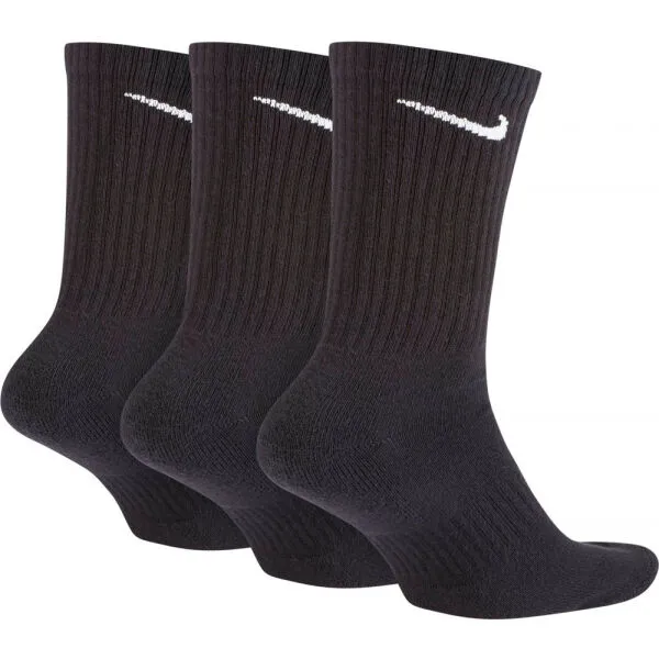 Nike EVERYDAY CUSH CREW 3PR U Ponožky, čierna, veľkosť