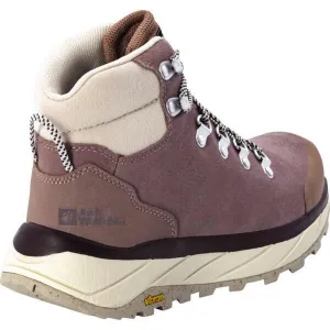 Jack Wolfskin TERRAVENTURE URBAN MID W Dámska turistická obuv, ružová, veľkosť