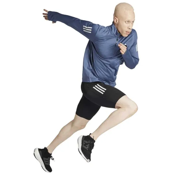 adidas OWN THE RUN HALF-ZIP Pánska bežecká bunda, modrá, veľkosť